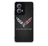 Corvette Logo Carbon 2nd Motorola Moto Edge 2024 Case FE3440