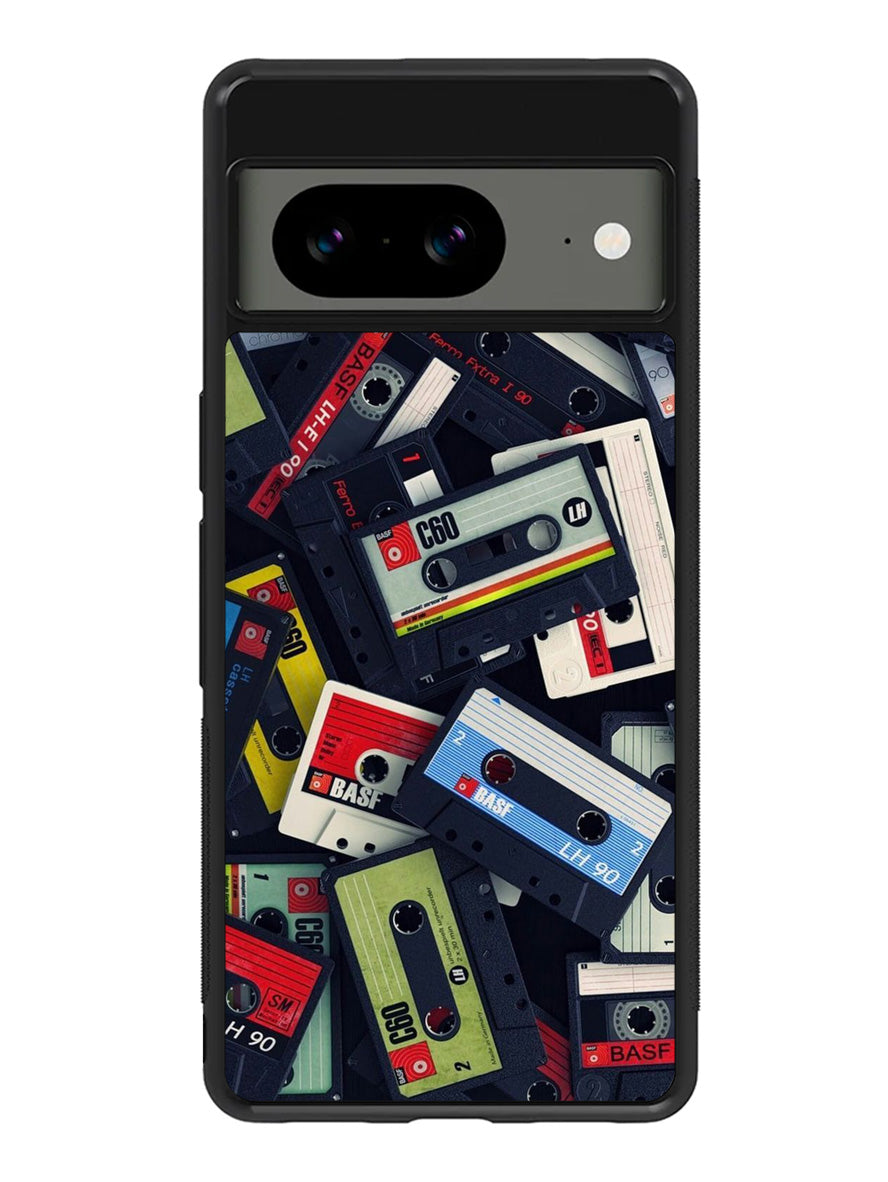 Cassete Retro Tape Google Pixel 8a Case