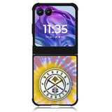 Denver Nuggets Tie Dye Style Logo Motorola Moto Razr 2024 , Moto Razr 50 Case
