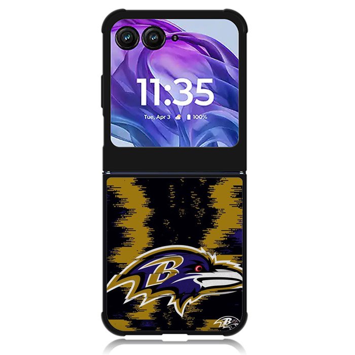 Baltimore Ravens NFL Team Logo Motorola Moto Razr 2024 , Moto Razr 50 Case