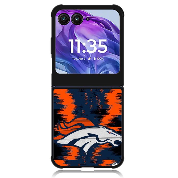 Denver Broncos Nfl Team Logo Motorola Moto Razr 2024 , Moto Razr 50 Case