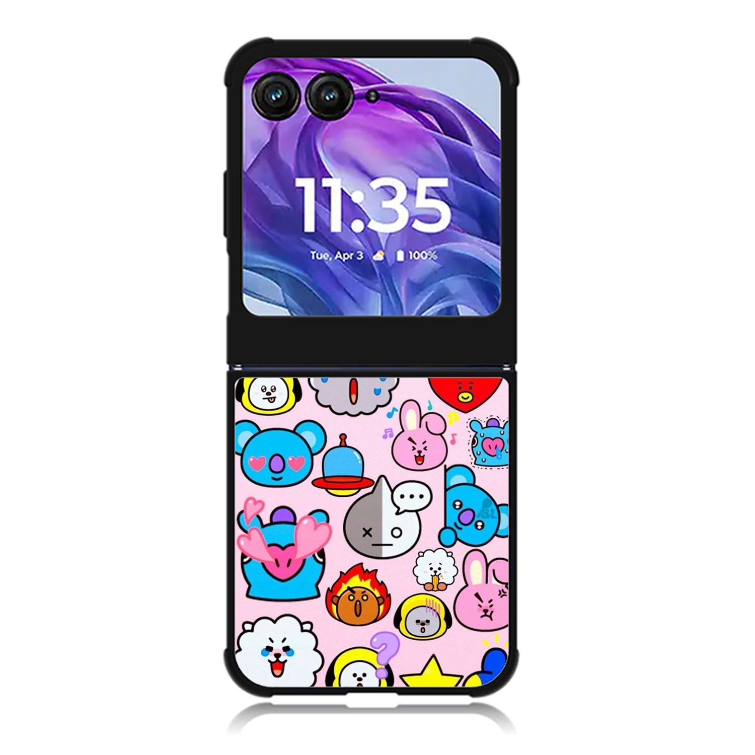 BTS BT21 Cute Pink Motorola Moto Razr 2024 , Moto Razr 50 Case FE2910