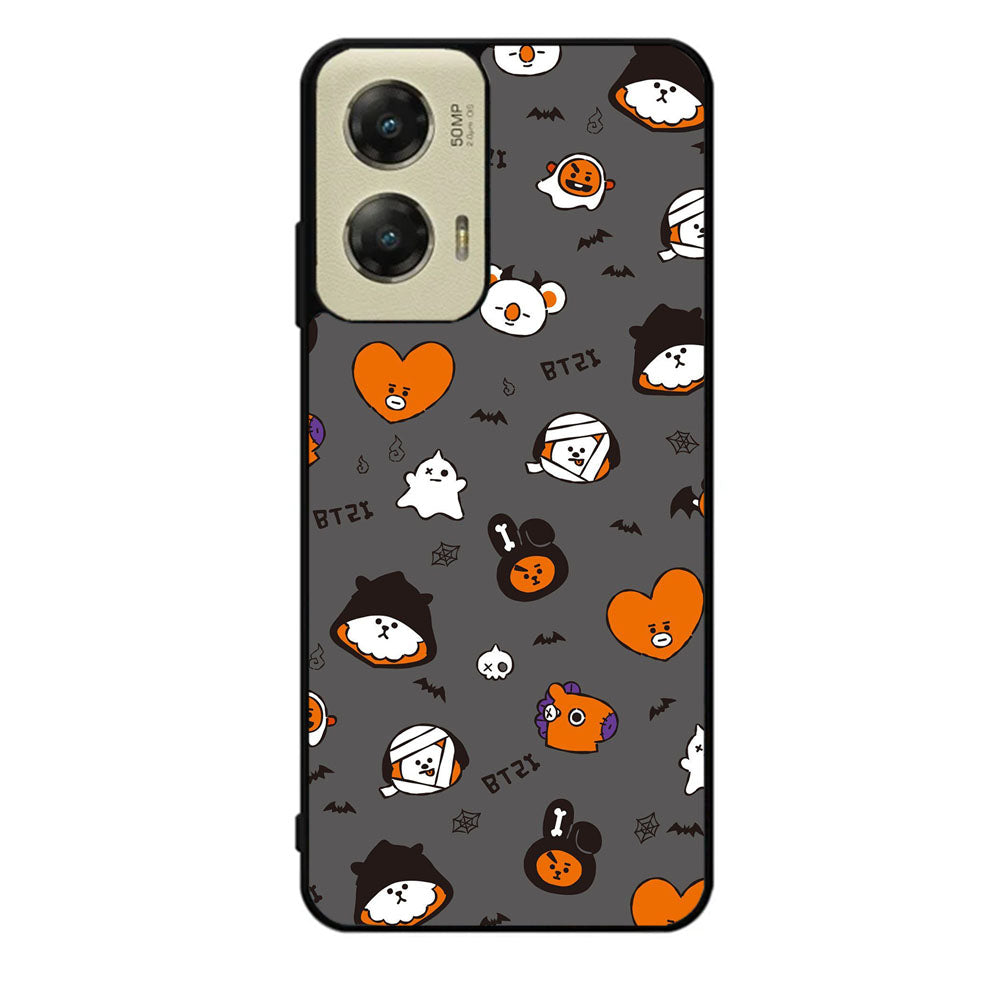 BTS BT21 Happy Halloween Case Motorola Moto G Stylus 2024 5G BC2912