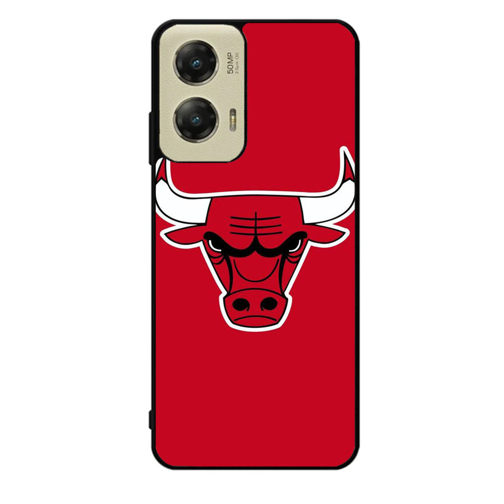 Chicago Bulls Red Logo Case Motorola Moto G Stylus 2024 5G BC2923
