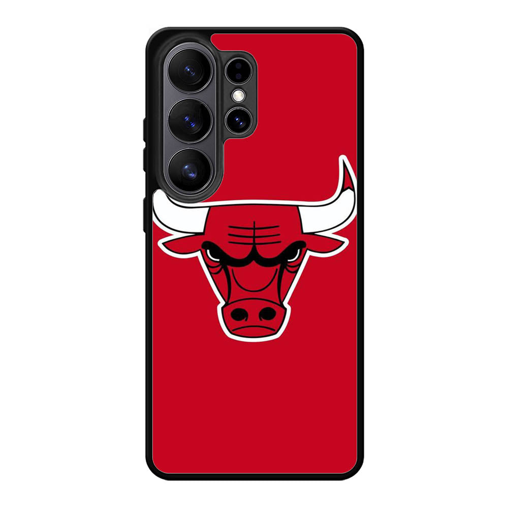 Chicago Bulls Red Logo Samsung Galaxy S26 Plus Case DC0324