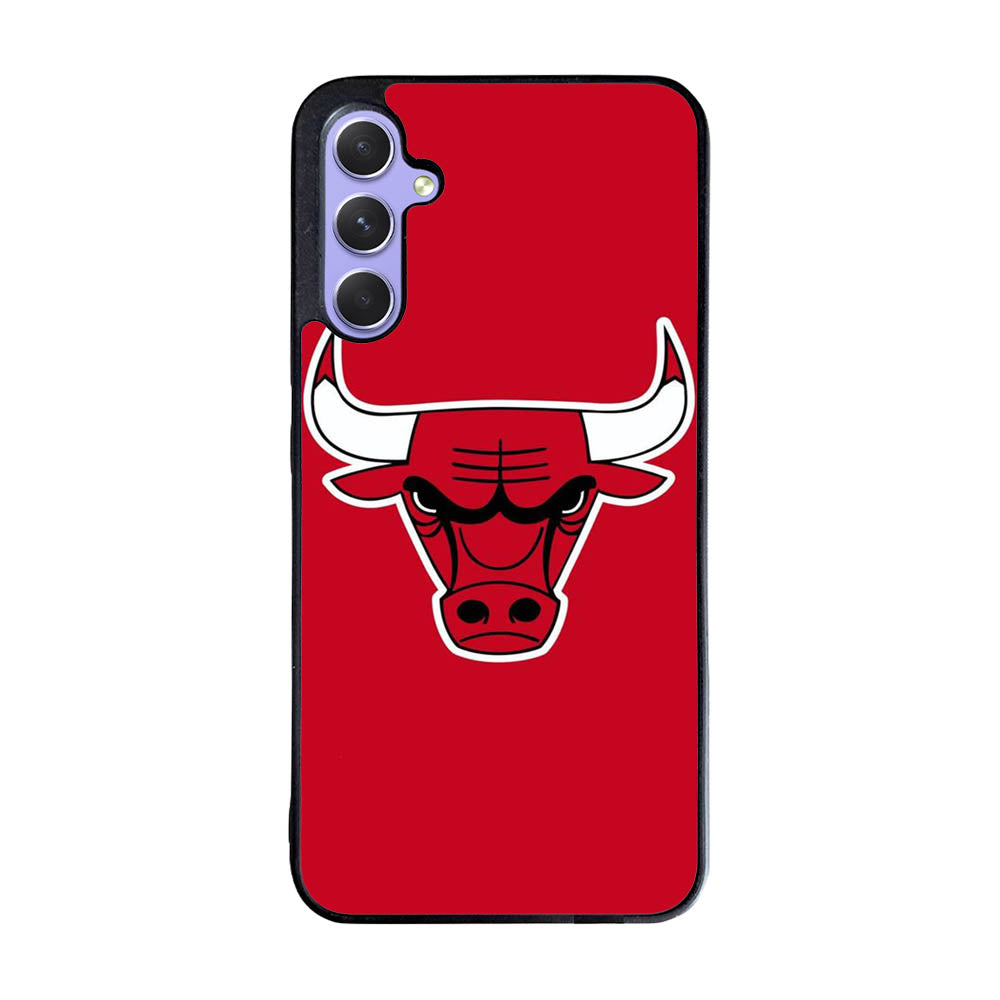 Chicago Bulls Red Logo Case Samsung Galaxy A55 5G BC2923