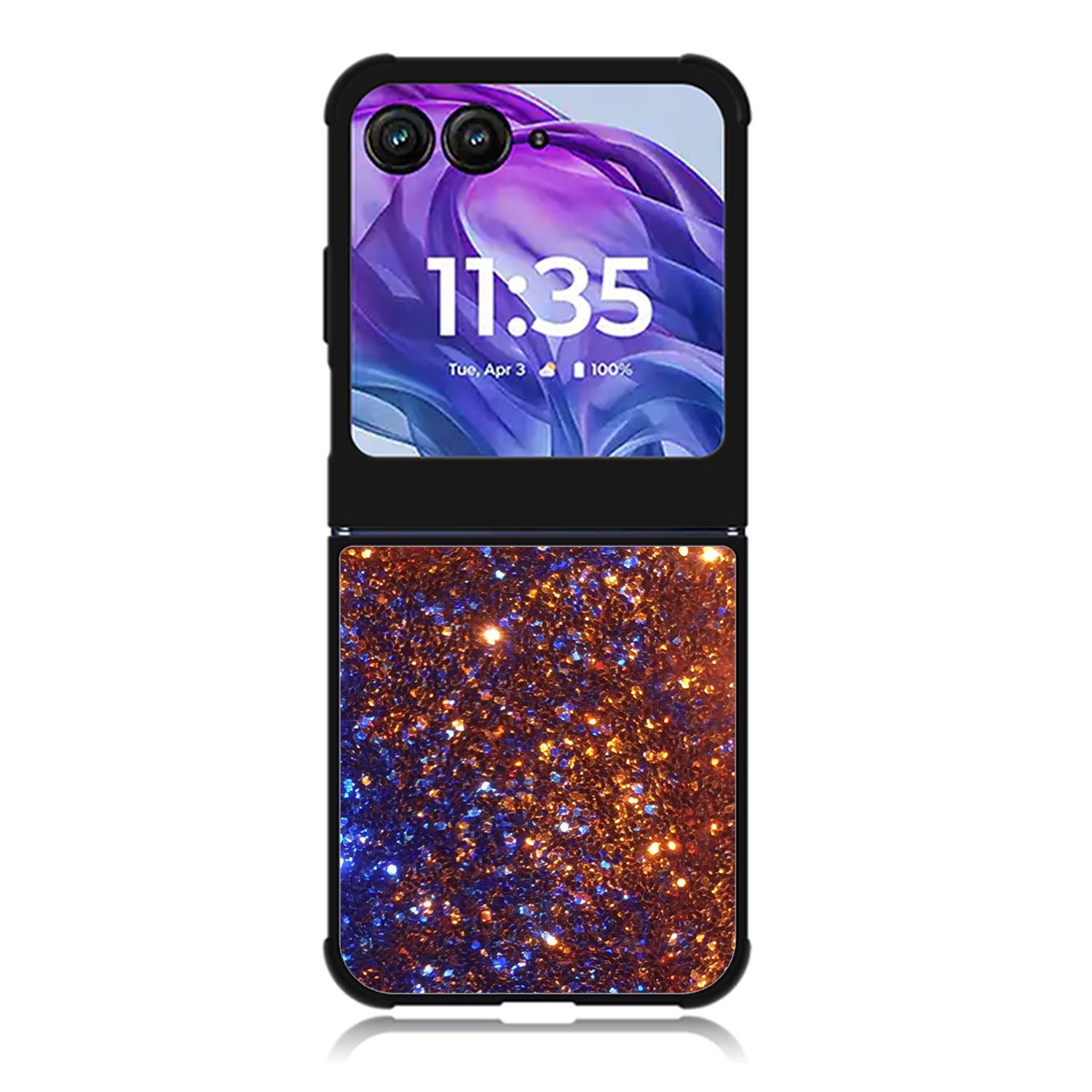 bling shimmer Sparkles glitter Motorola Moto Razr Plus 2025/2024 Case, Moto Razr 50 Ultra 5G BC2907