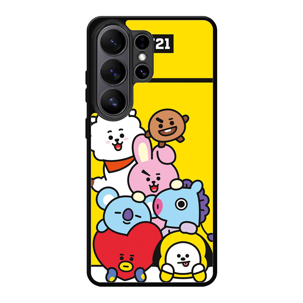 BTS BT21 All Characters Samsung Galaxy S26 Plus Case