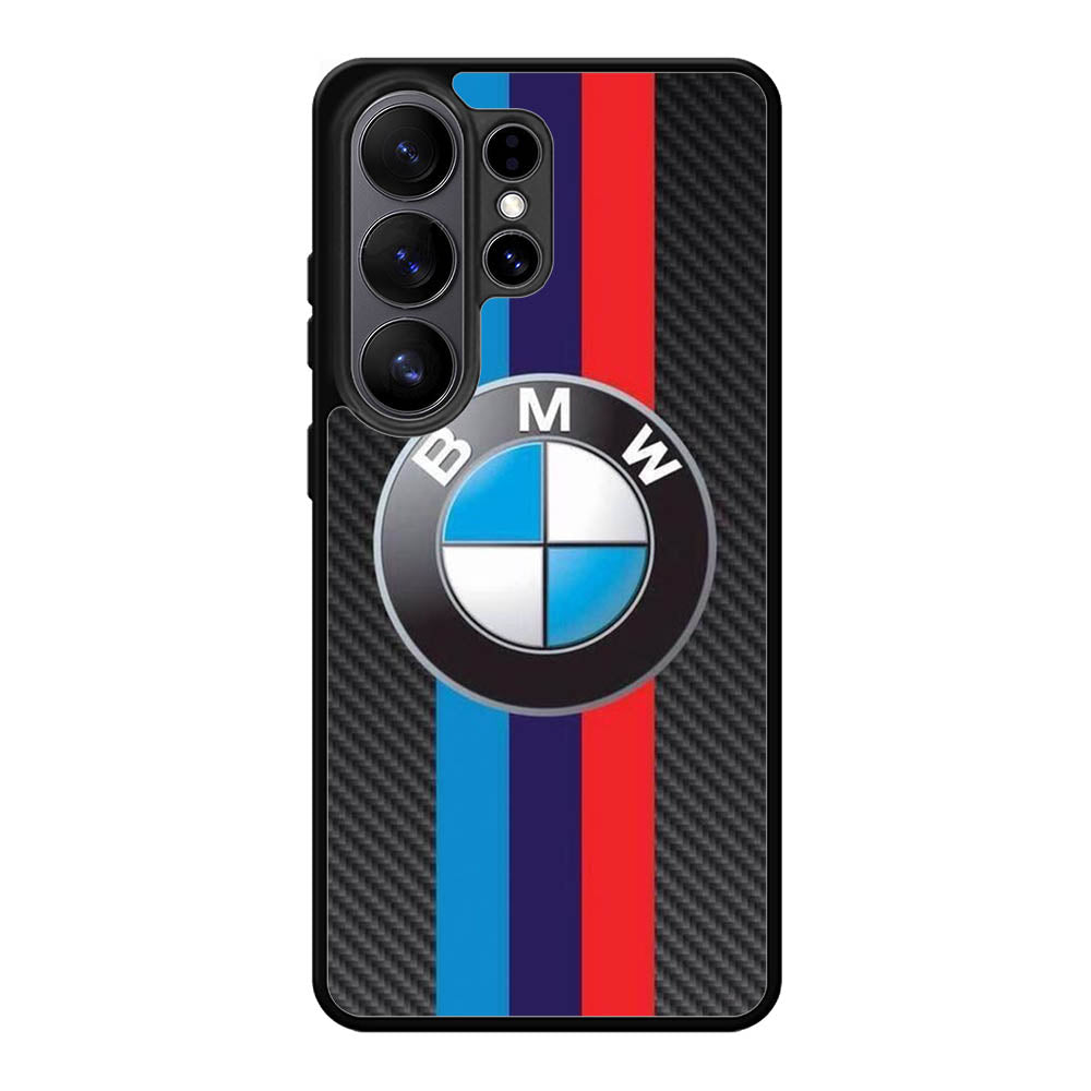 BMW Carbon Stripes Logo Samsung Galaxy S26 Plus Case DC0204