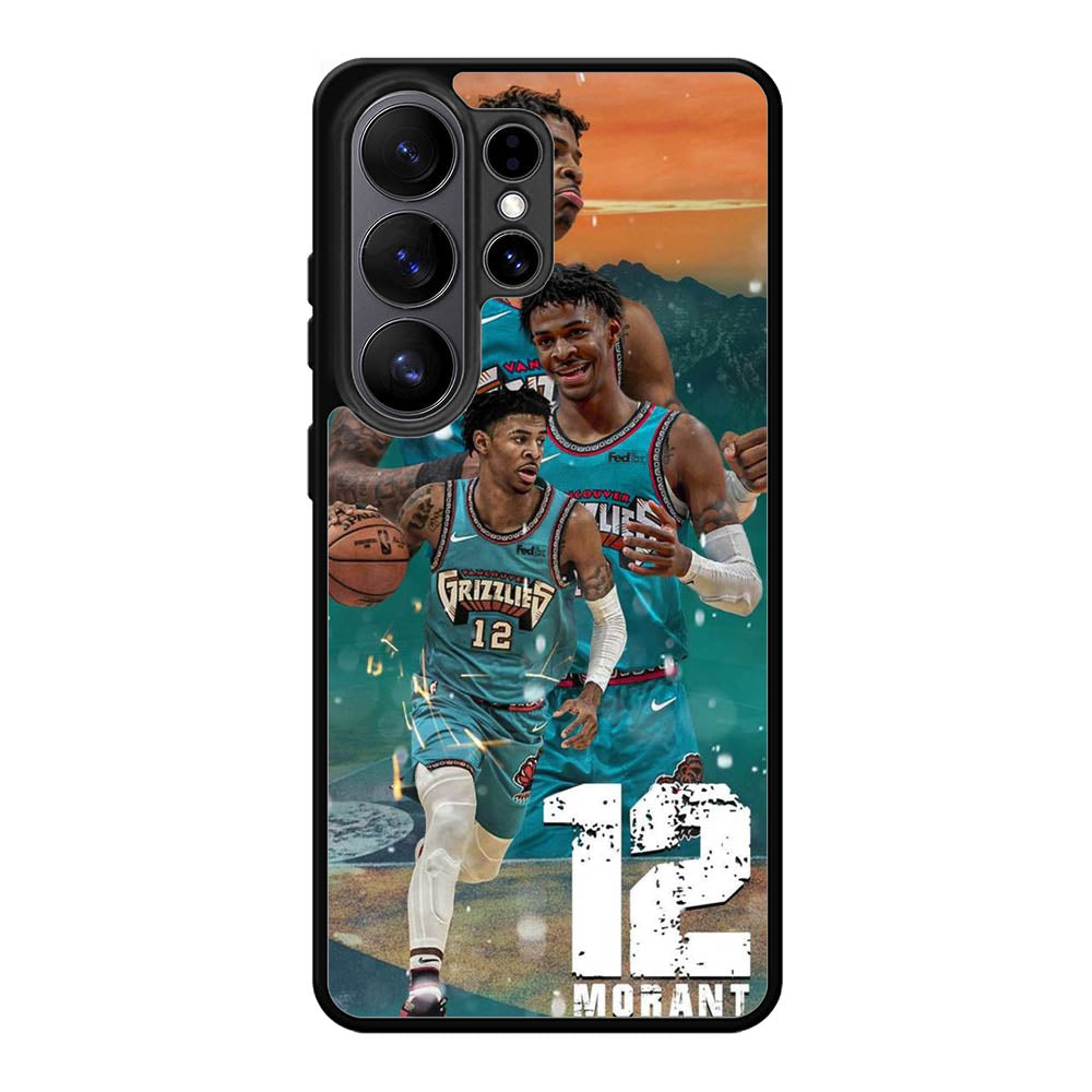 12 Morant Memphis Grizzlies Samsung Galaxy S26 Plus Case DC0001
