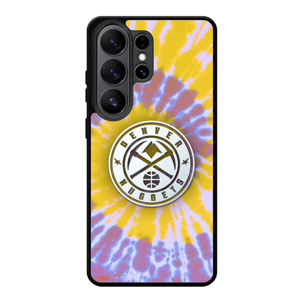 Denver Nuggets Tie Dye Style Logo Samsung Galaxy S26 Plus Case