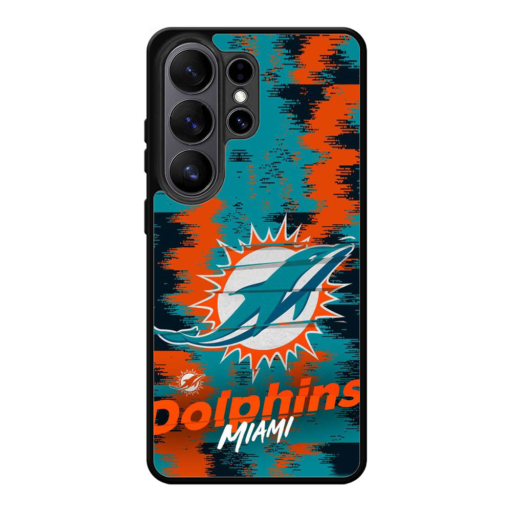 Miami Dolphins Nfl Team Logo Samsung Galaxy S26 Plus Case DC1137