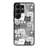 Cat Pattern Samsung Galaxy S26 Plus Case