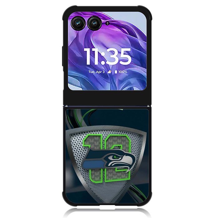 Seattle Seahawks 12 Motorola Moto Razr 2024 , Moto Razr 50 Case