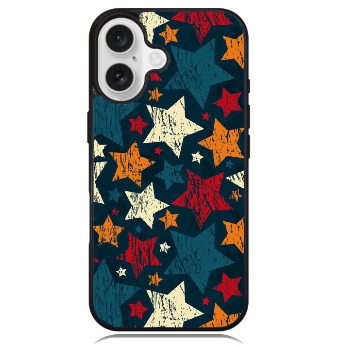 Star Pattren Case iPhone 16 BC1586