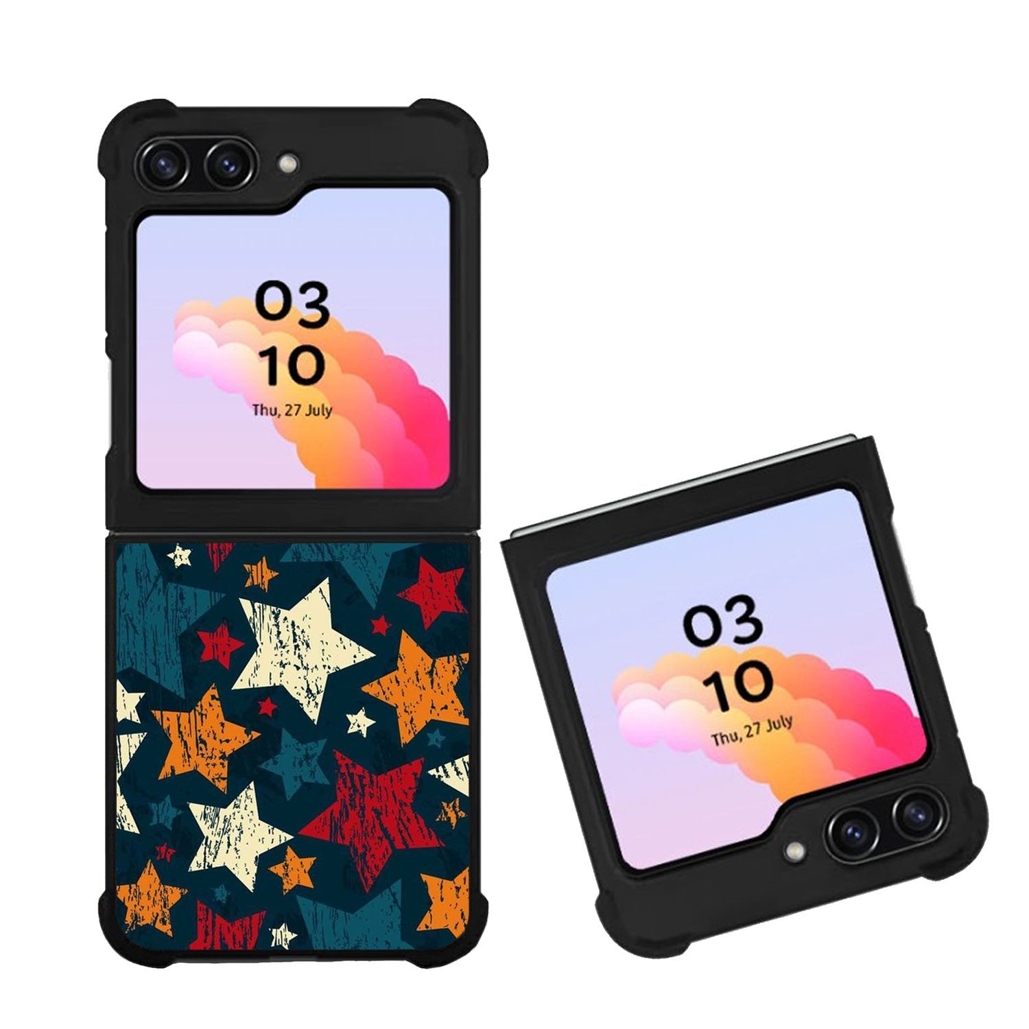 Star Pattren Case Samsung Galaxy Z Flip 5 5G BC1586