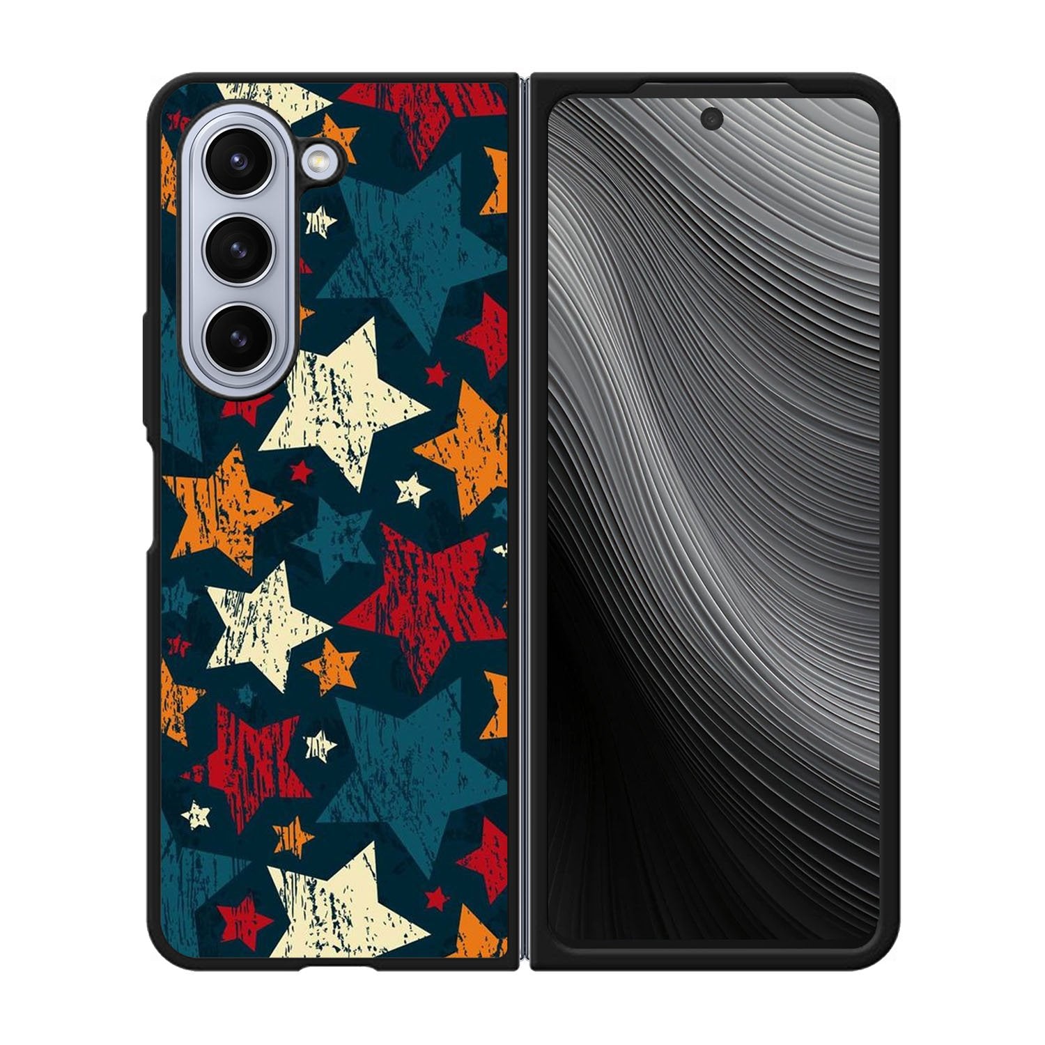 Star Pattren Case Samsung Galaxy z Fold 5 5G BC1586