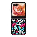 Graffiti Background Motorola Moto Razr 2025/2024 , Moto Razr 60/50 Case BC1551