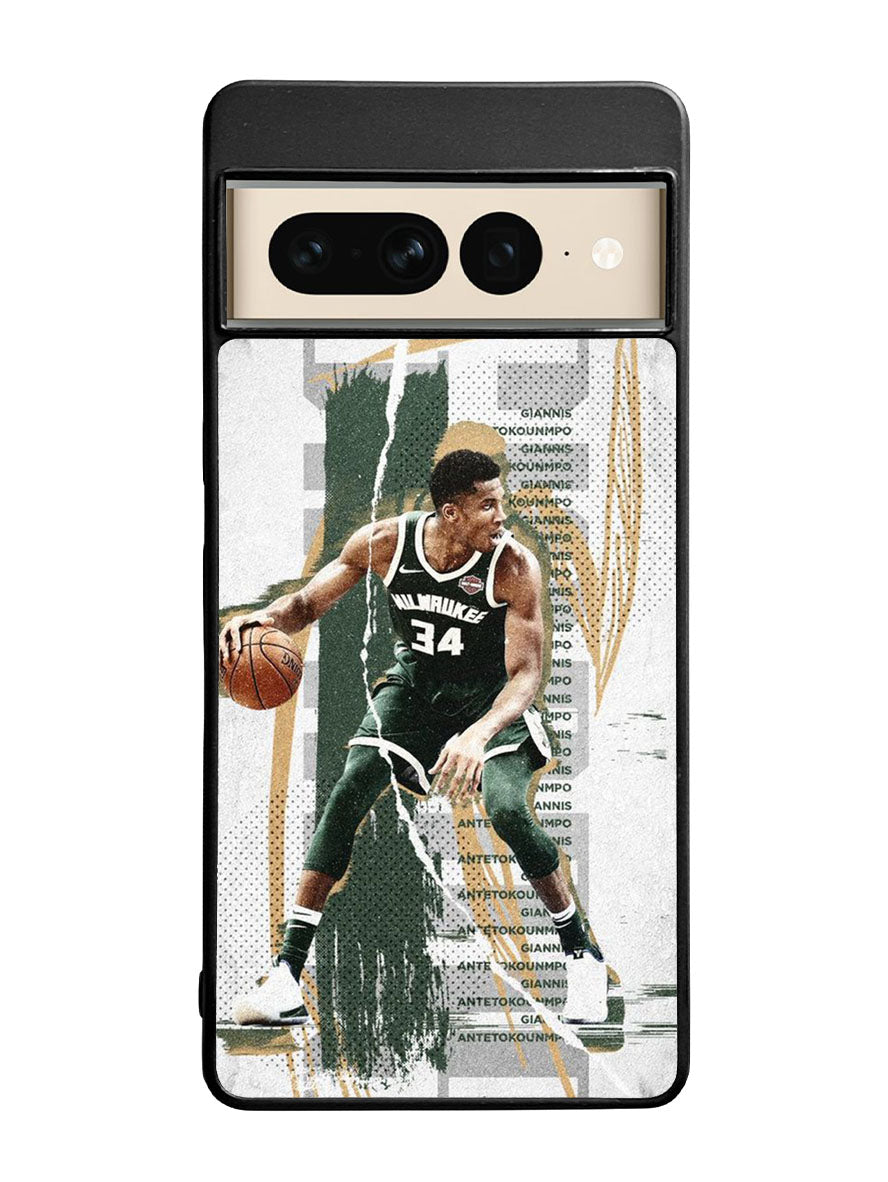 Giannis Antetokounmpo Google Pixel 7 Pro Case