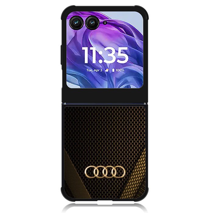 Audi Logo Motorola Moto Razr 2024 , Moto Razr 50 Case