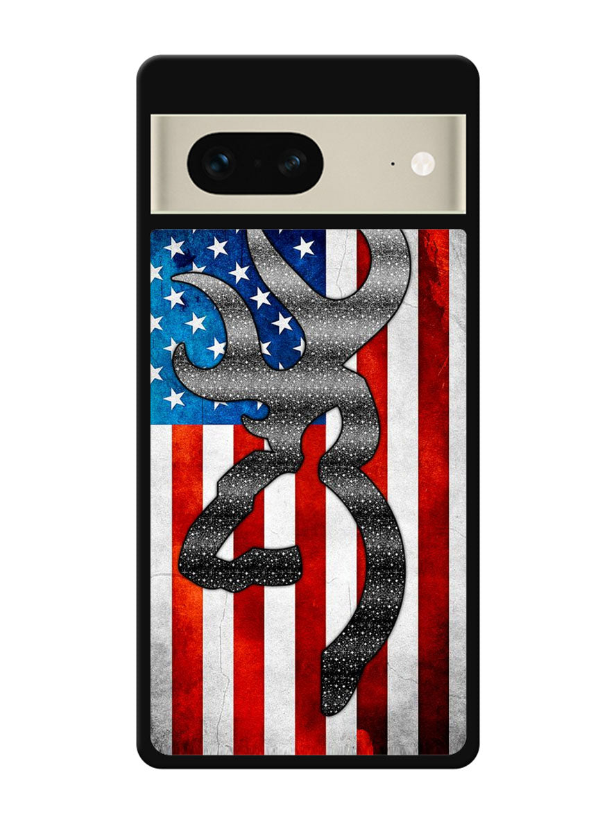 Camo American Flag 2nd Google Pixel 7 Case