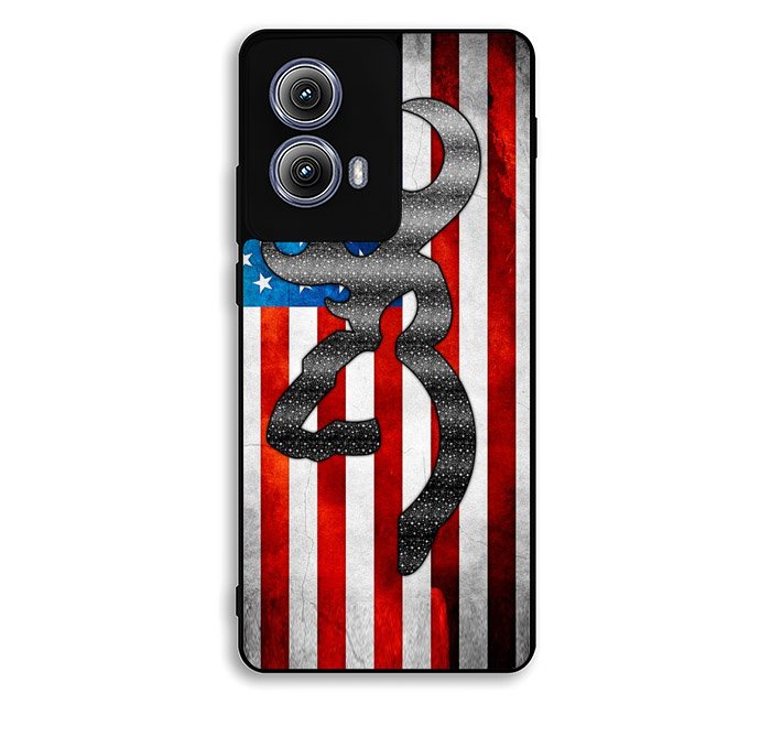 Camo American Flag 2nd Motorola Moto Edge 2024 Case FE1246