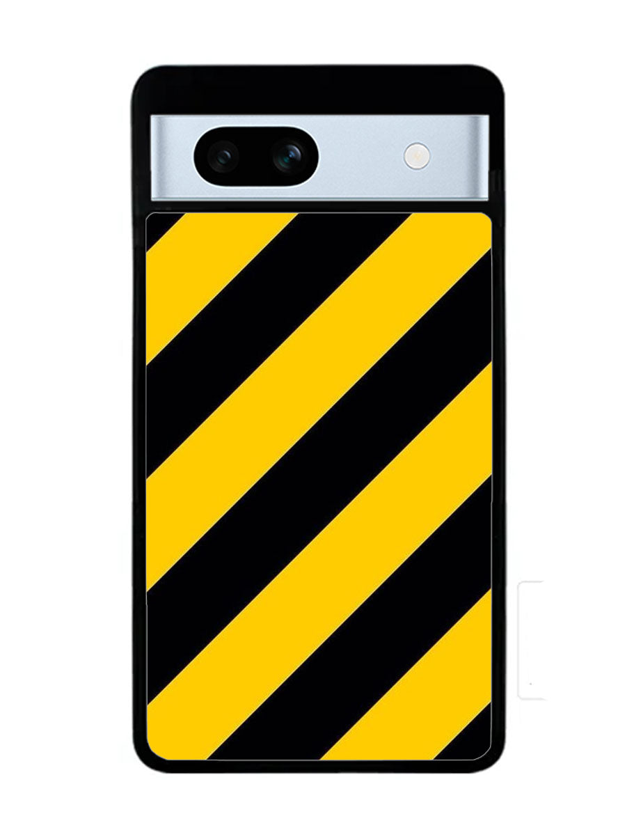 Black Yellow Google Pixel 7A Case