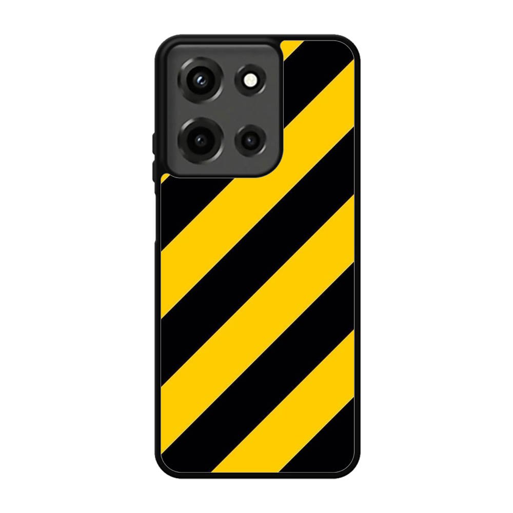 Black Yellow Motorola Moto G 5G 2025 Case FE1532