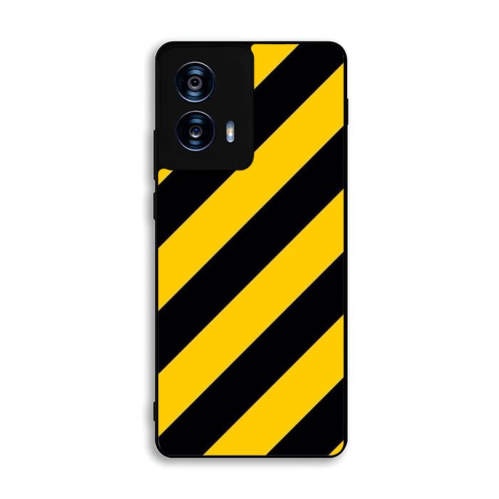 Black Yellow Motorola Moto G Power 5G 2024 Case FE1532