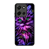 Cat Glow Purple 1st Motorola Moto G 5G 2025 Case FE2887