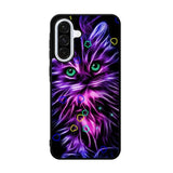 Cat Glow Purple 1st Samsung Galaxy A36 Case FE2608