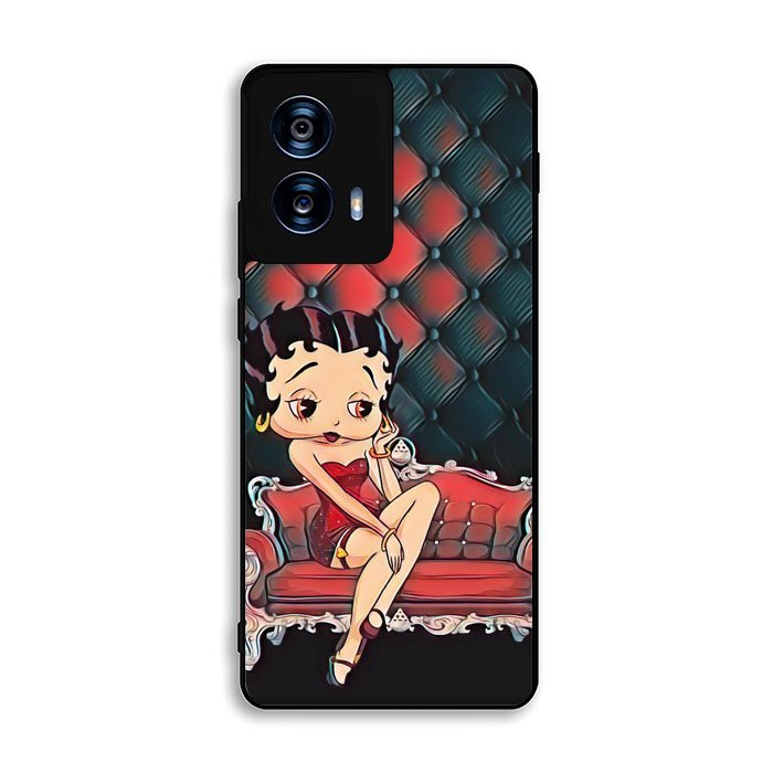 Betty Boop Wallpaper Motorola Moto G Power 5G 2024 Case FE0158
