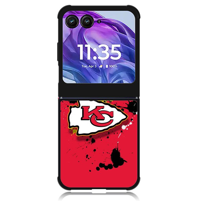 KC Chiefs Motorola Moto Razr 2024 , Moto Razr 50 Case