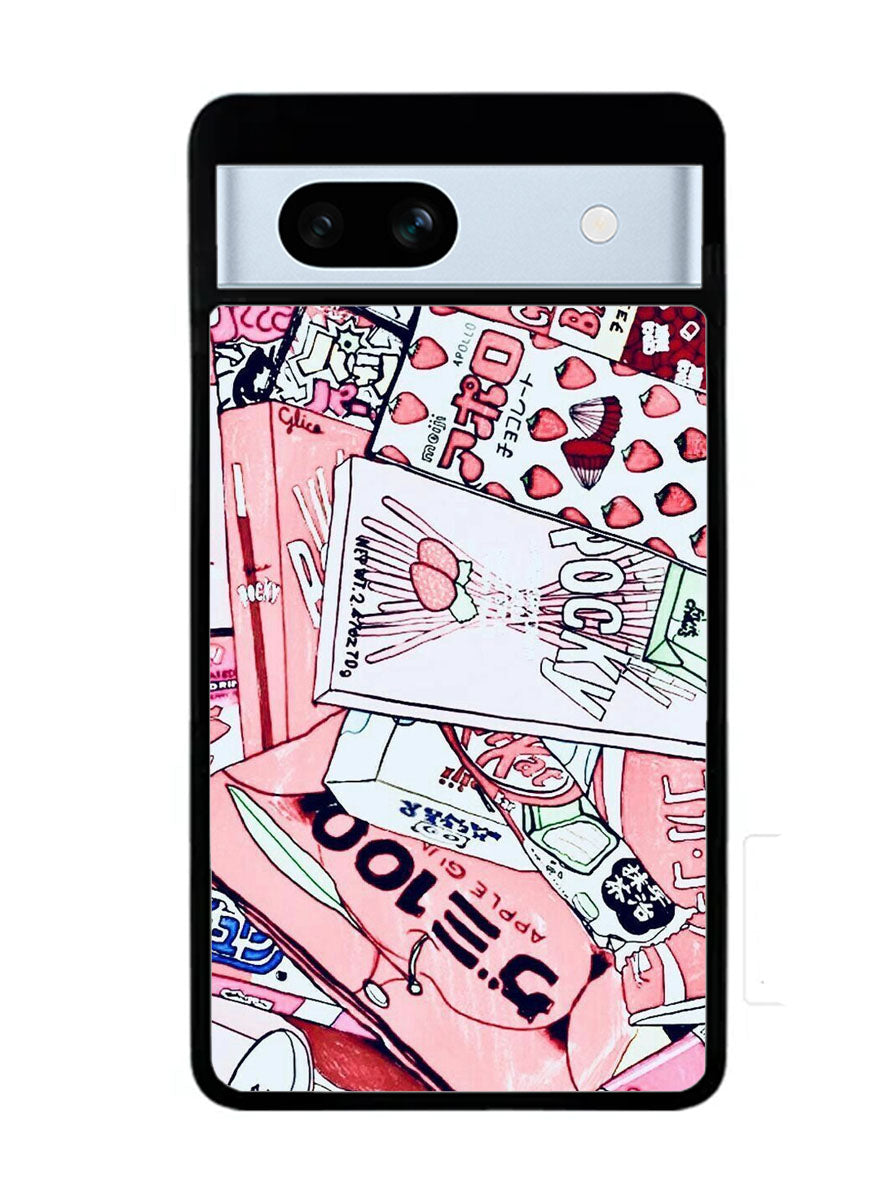 Japanese Pink Google Pixel 7A Case