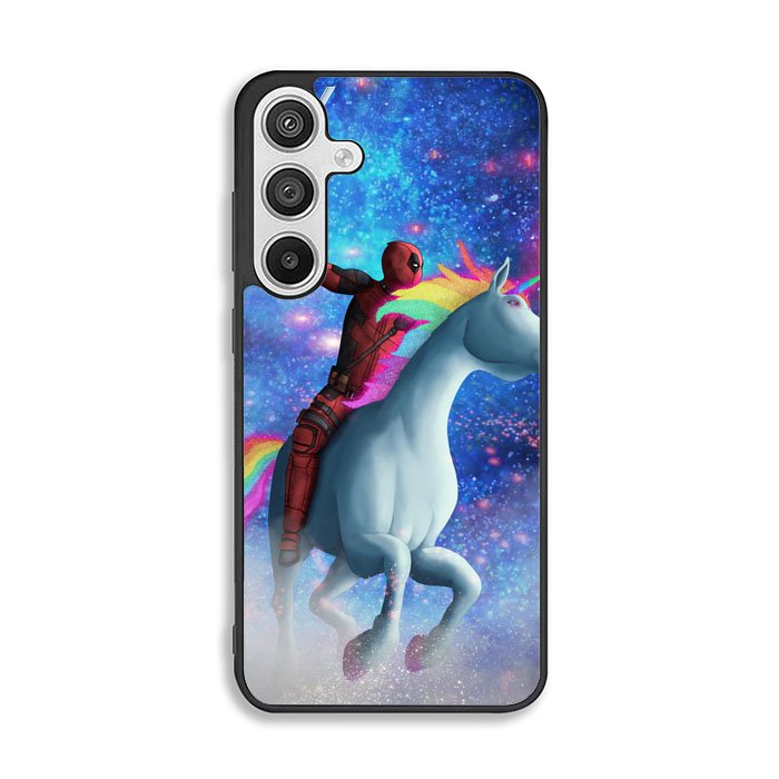 Deadpool on a Unicorn Samsung Galaxy A26 Case FE2584