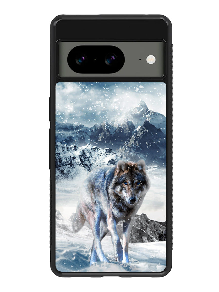 White Wolf Google Pixel 8a Case