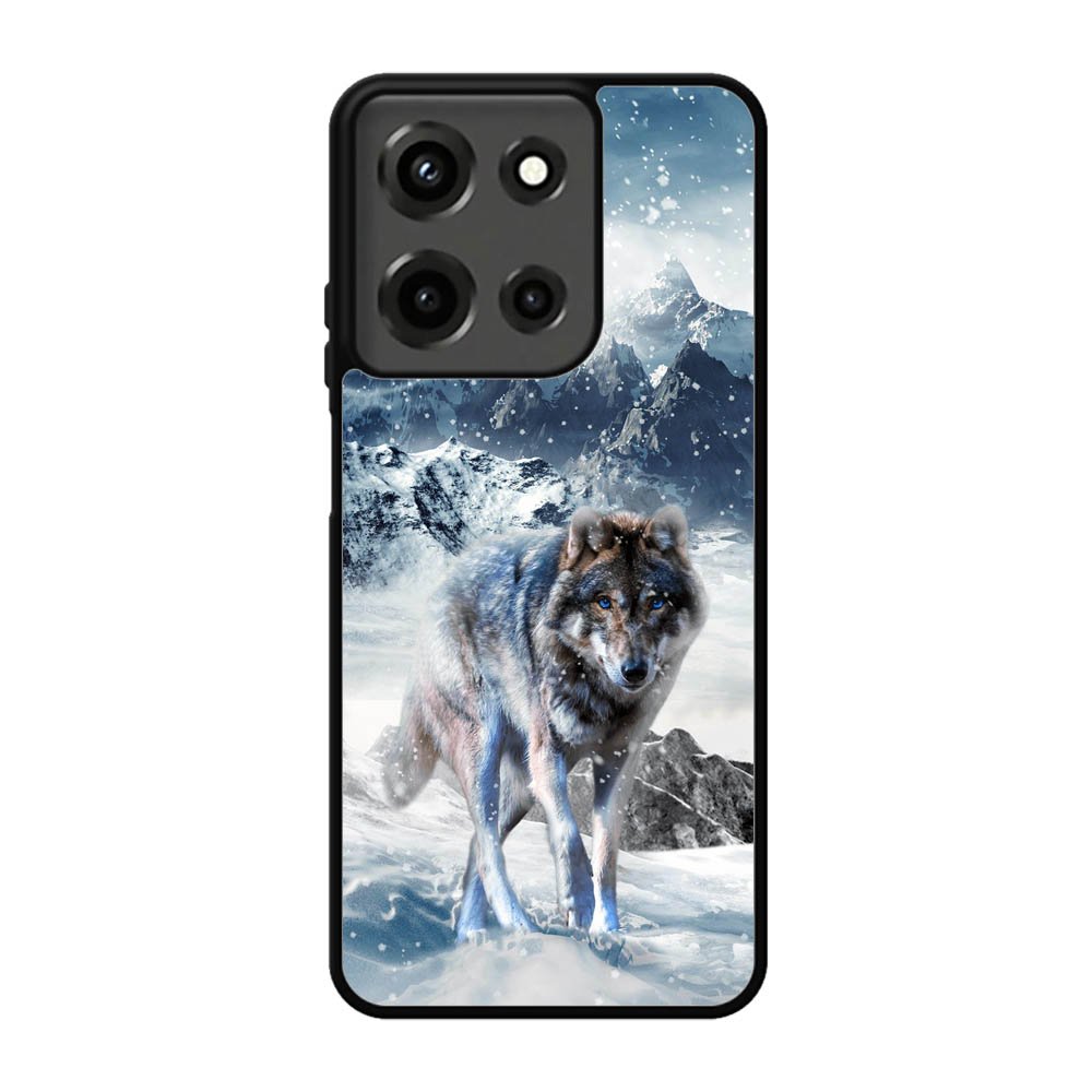 White Wolf Motorola Moto G 5G 2025 Case FE1764