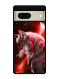 Cool Wolf Red Google Pixel 7 Case