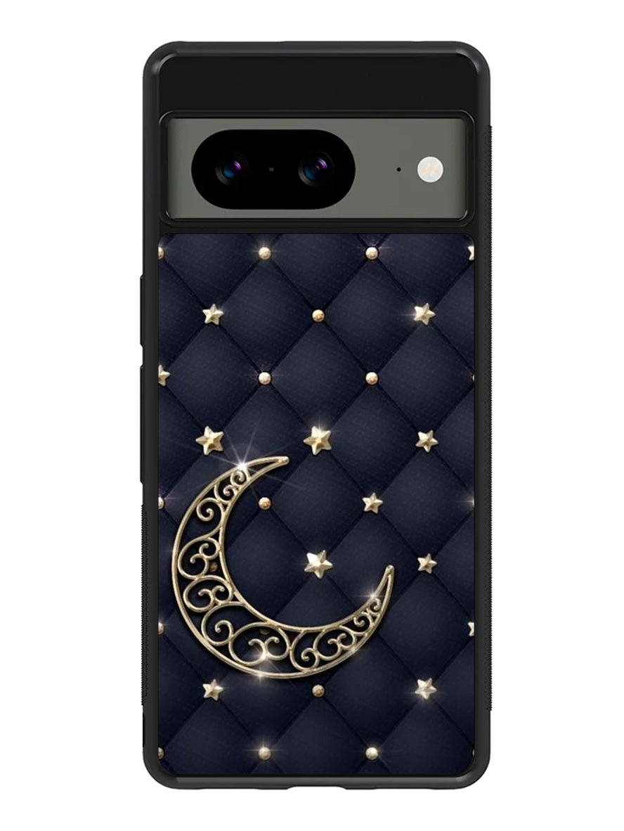 Golden Stars and Moon Google Pixel 8a Case