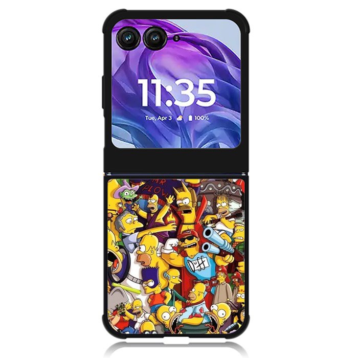 The Simpson 1st Motorola Moto Razr 2024 , Moto Razr 50 Case