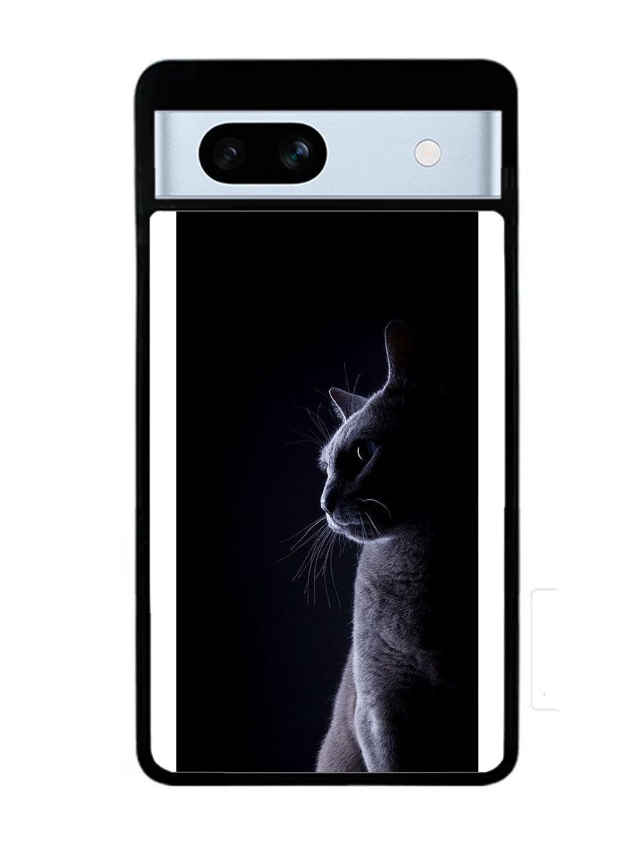Cat Black White Google Pixel 7A Case