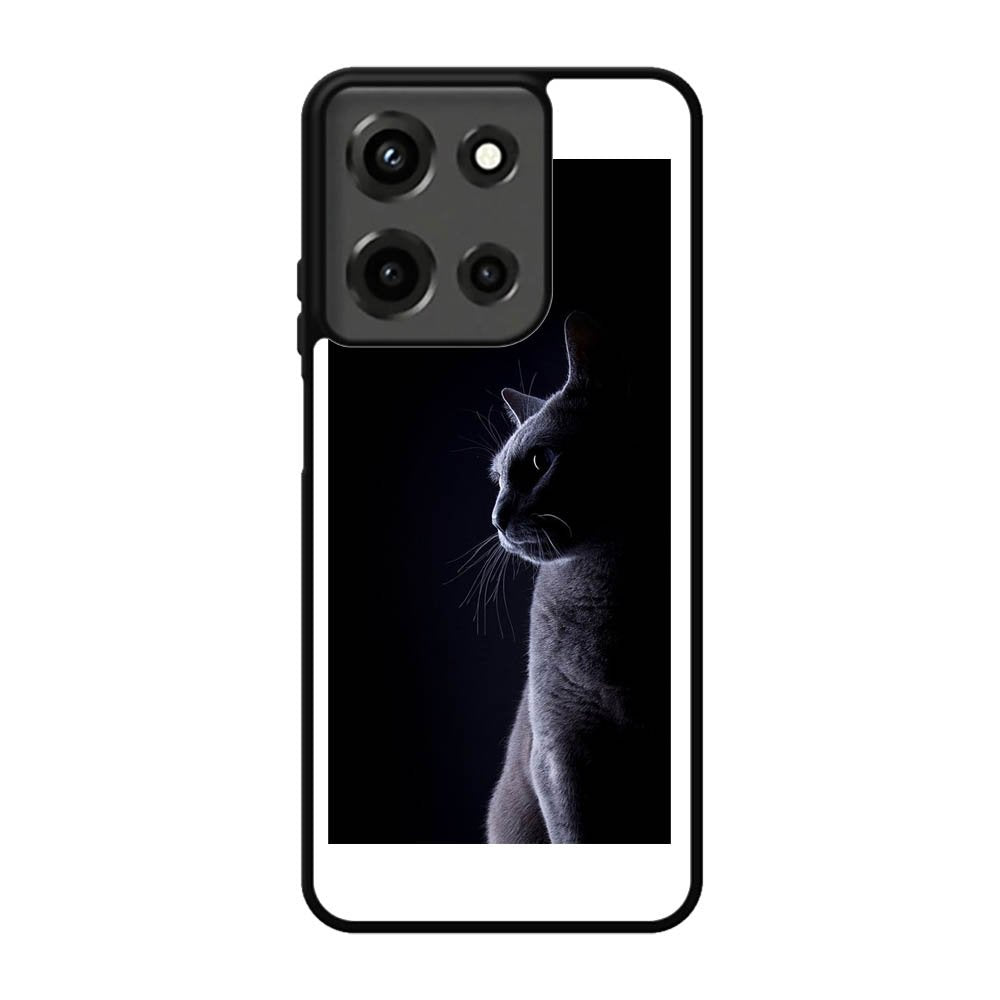 Cat Black White Motorola Moto G 5G 2025 Case FE6676