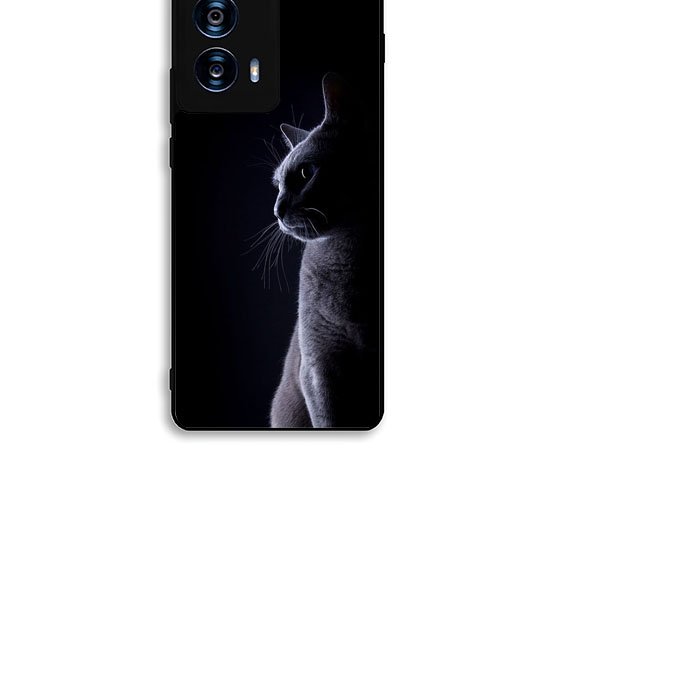 Cat Black White Motorola Moto G Power 5G 2024 Case FE2164