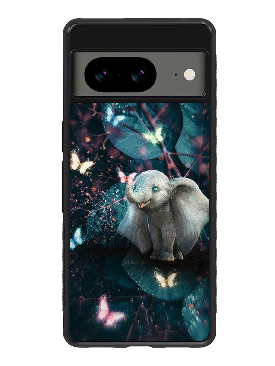 Butterfly Elephant Light F Google Pixel 8a Case