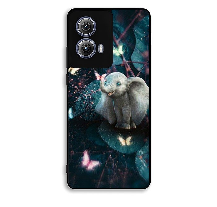 Butterfly Elephant Light F Motorola Moto Edge 2024 Case FE1623