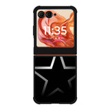 Dallas Cowboy Black Motorola Moto Razr 2025/2024 , Moto Razr 60/50 Case BC0122