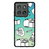 Pusheen Coloring Book Case Motorola Moto Edge 2025 BC0120