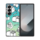 Pusheen Coloring Book Case Samsung Galaxy Z Fold 6 5G BC0120