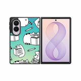 Pusheen Coloring Book Samsung Galaxy Z Fold 8 Case BC0120