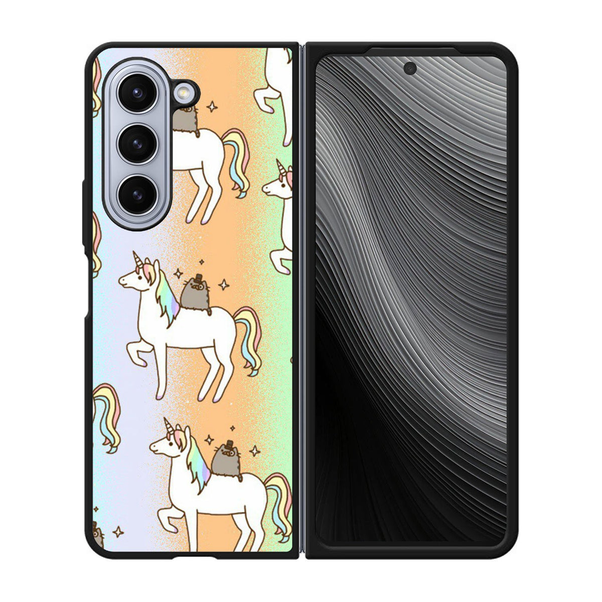 Pusheen and Unicorn Case Samsung Galaxy z Fold 5 5G BC0119